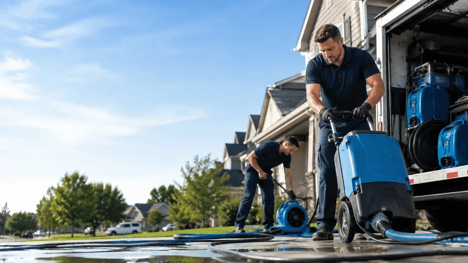 Dehumidification being performed in Louisville, AL